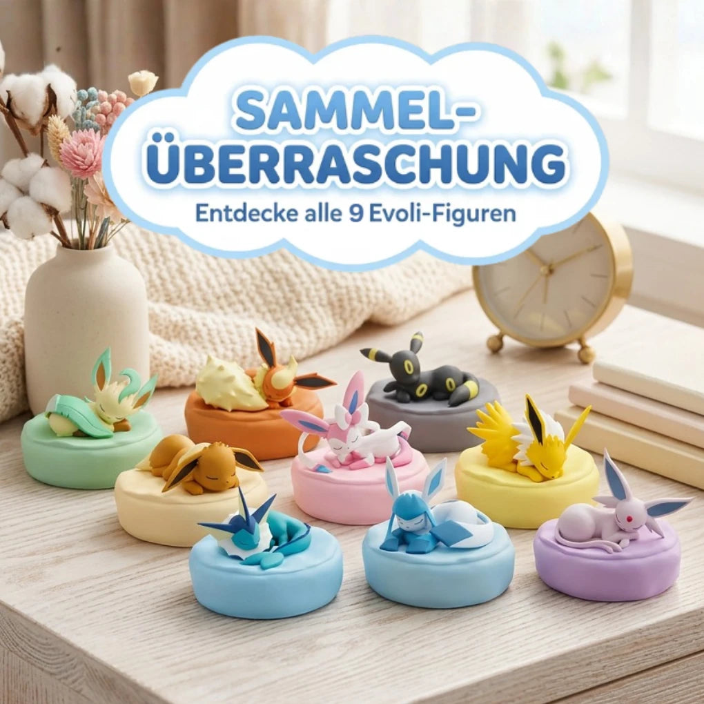 Pokémon Sleeping Eeveelutions Series Blind Box – Evoli & Entwicklungen Sammelfigur