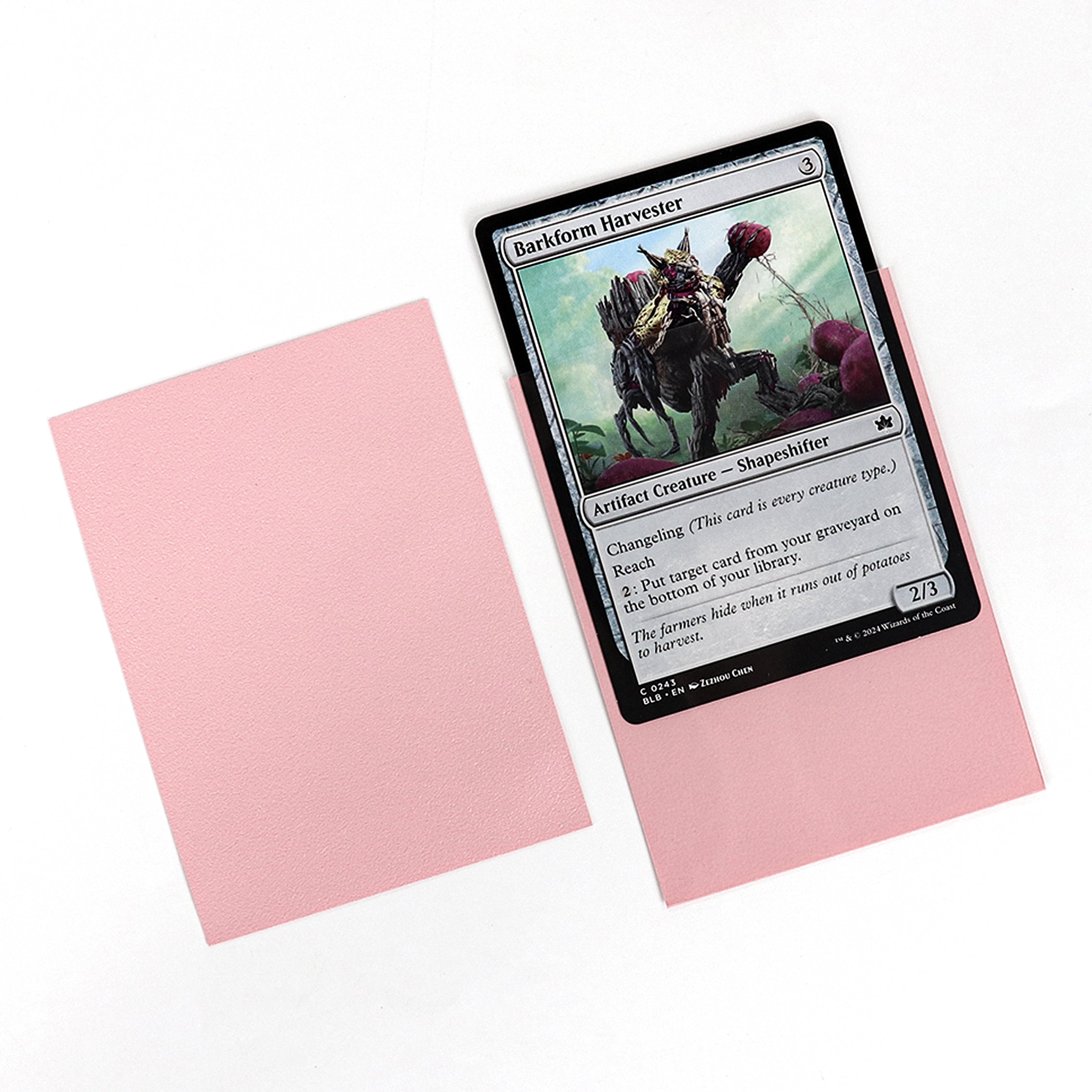 cardcosmos - Protège cartes mats premium rose | 100stk