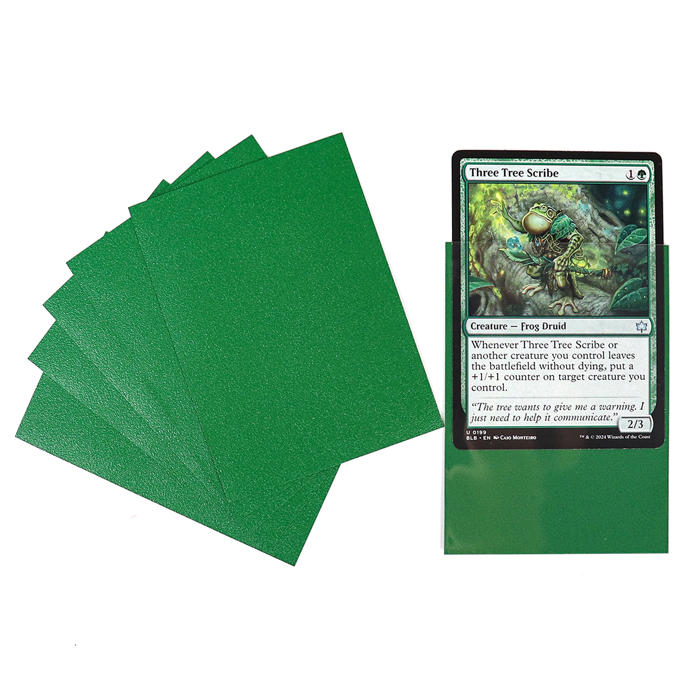 cardcosmos - Protège cartes mats premium vert | 100stk