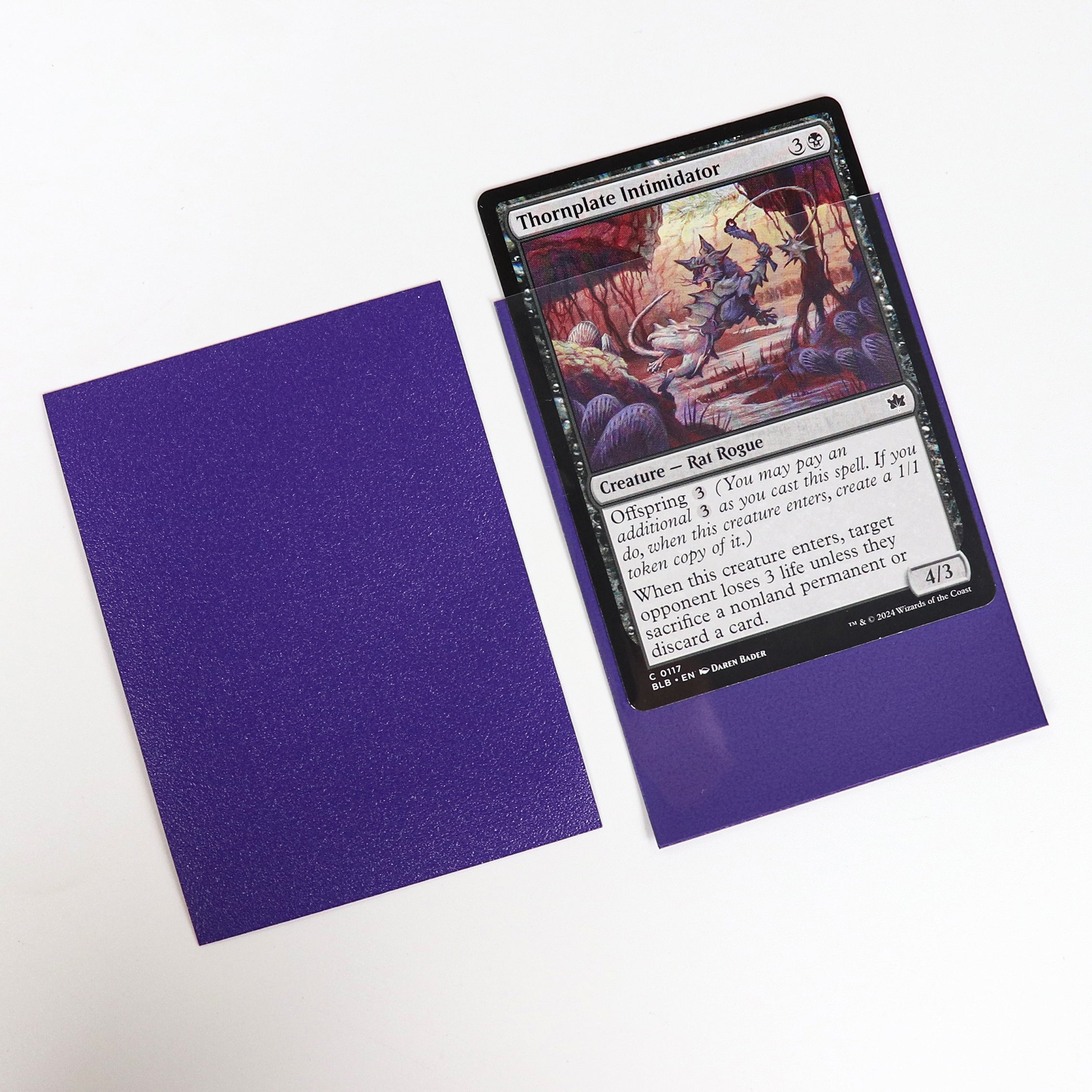 cardcosmos - Protège cartes mats premium violet | 100stk