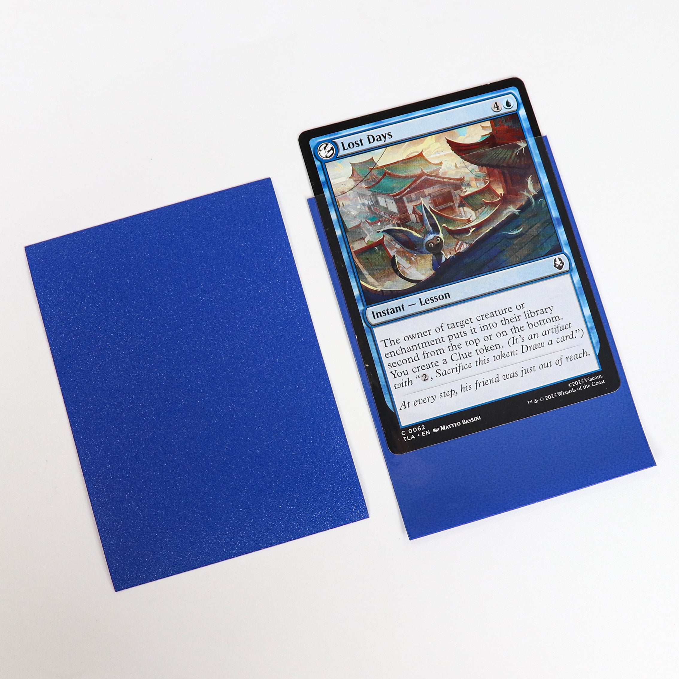 cardcosmos - Protège cartes mats premium bleu | 100stk