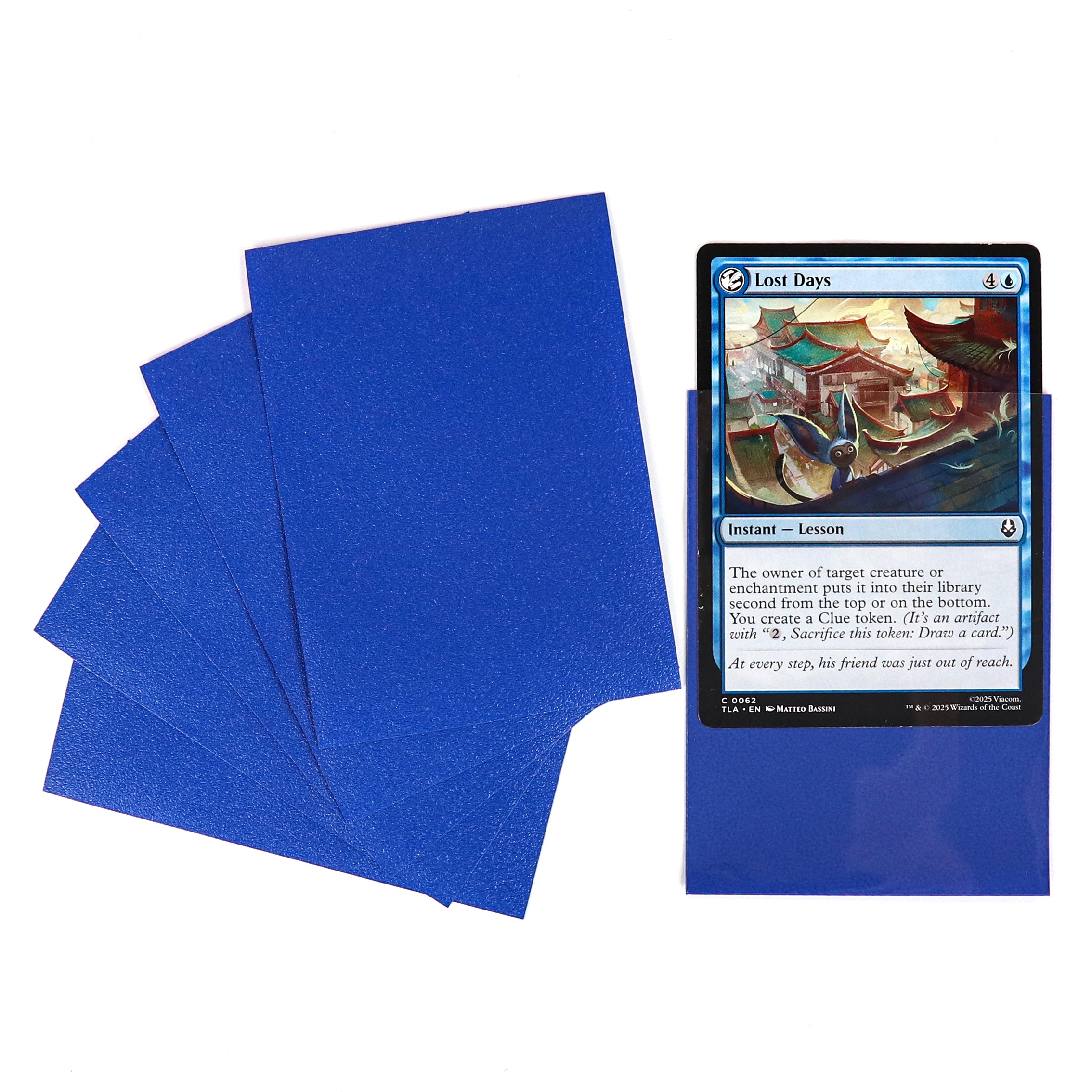 cardcosmos - Protège cartes mats premium bleu | 100stk