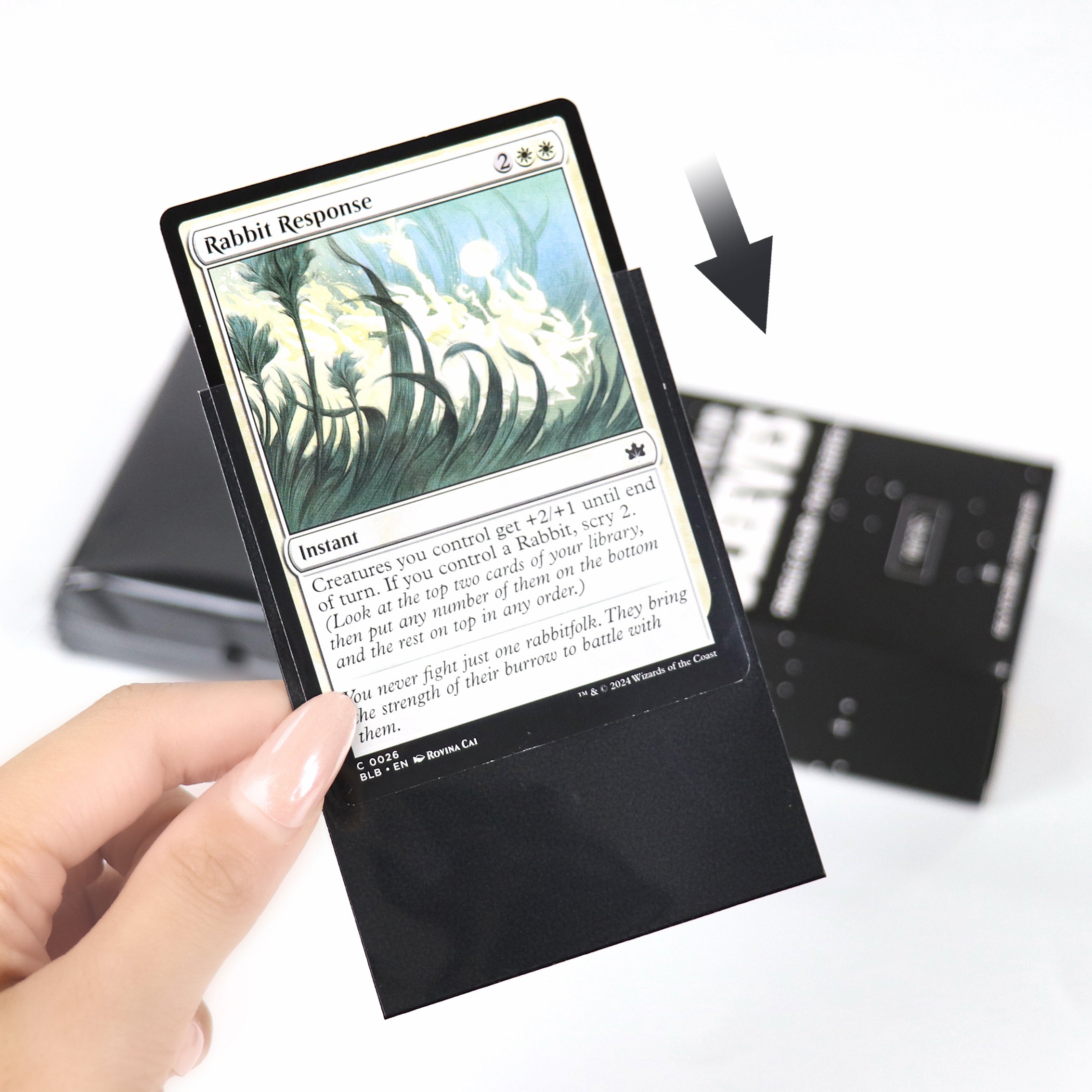 cardcosmos - Protège cartes mats premium noir | 100stk