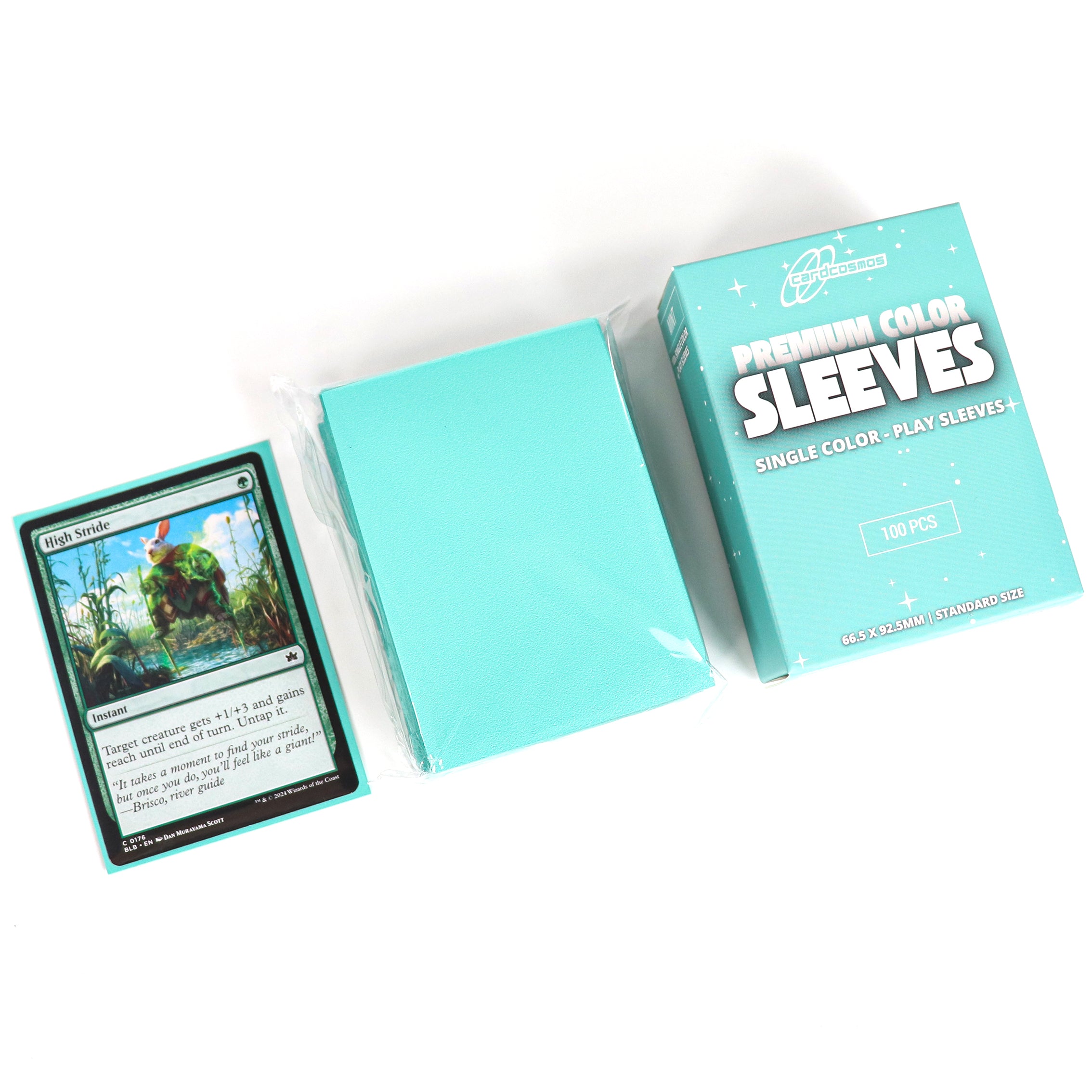 cardcosmos - Protège cartes mats premium Mint | 100stk