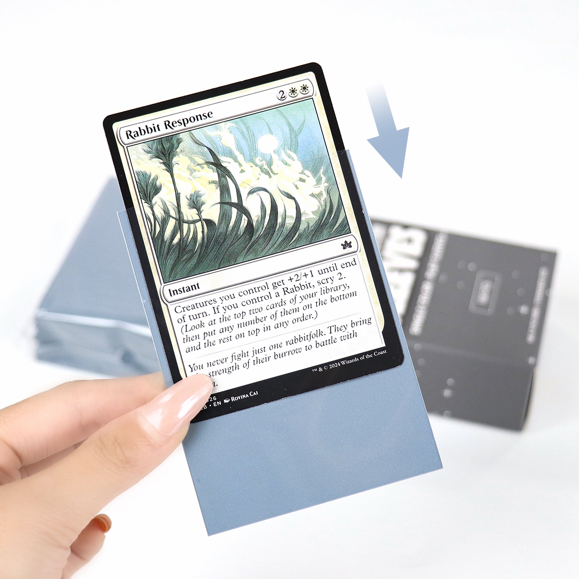 cardcosmos - Protège cartes mats premium gris | 100stk