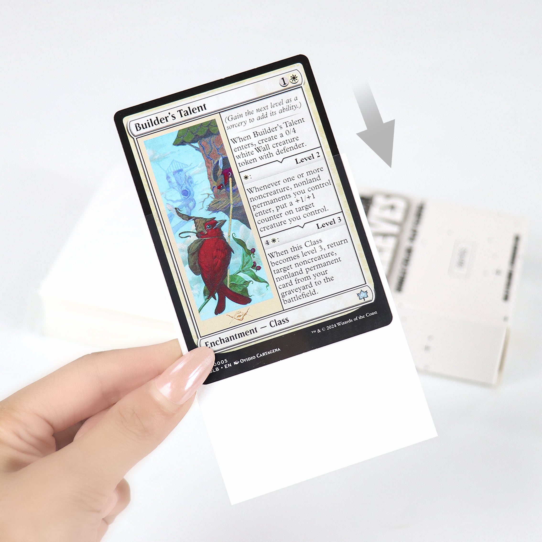 cardcosmos - Protège cartes mats premium blanc | 100stk