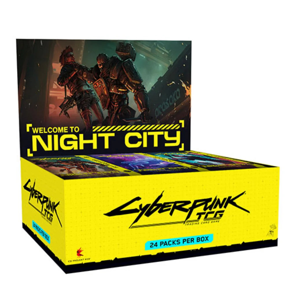 Cyberpunk TCG: Welcome to Night City Booster Display EN