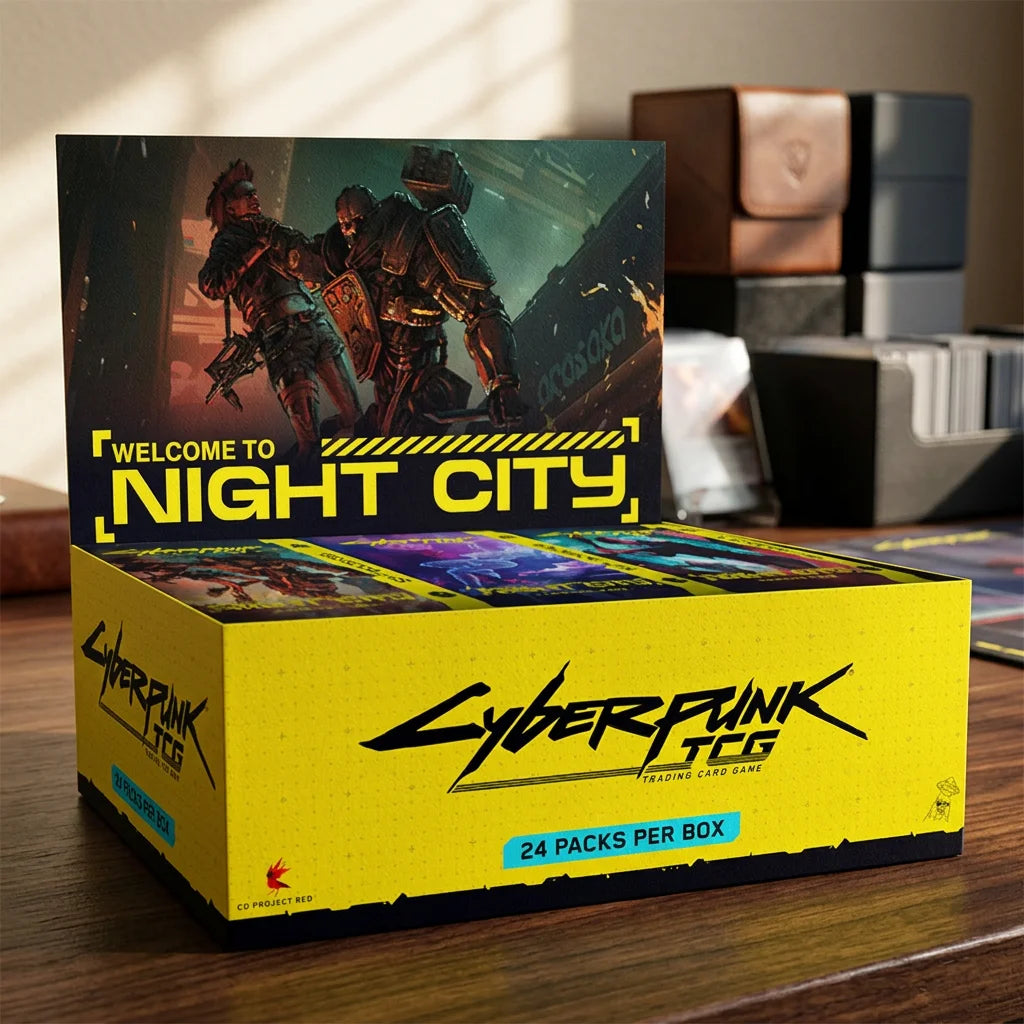 Cyberpunk TCG: Welcome to Night City Booster Display EN
