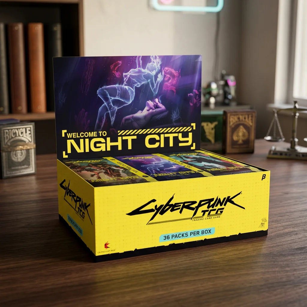 Cyberpunk TCG : Welcome to Night City Boîte de boosters Beta Anglais