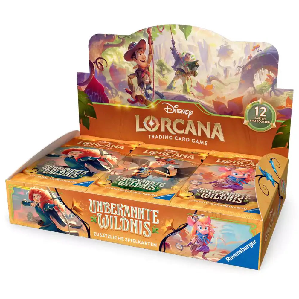 Disney Lorcana - Unbekannte Wildnis Booster Display - DE