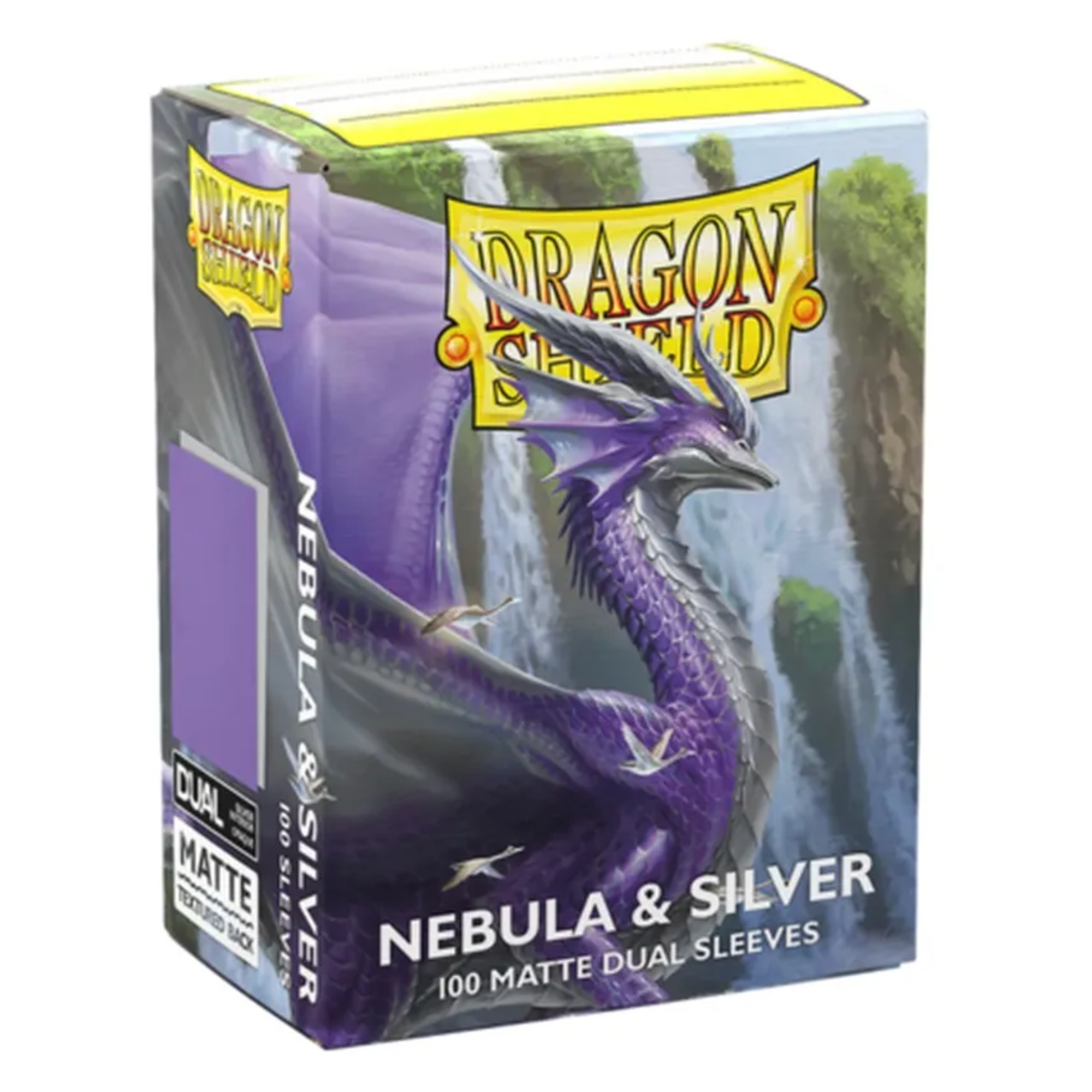 Dragon Shield Protège cartes – Dual Matte Nébuleuse & Argent (100 pièces)