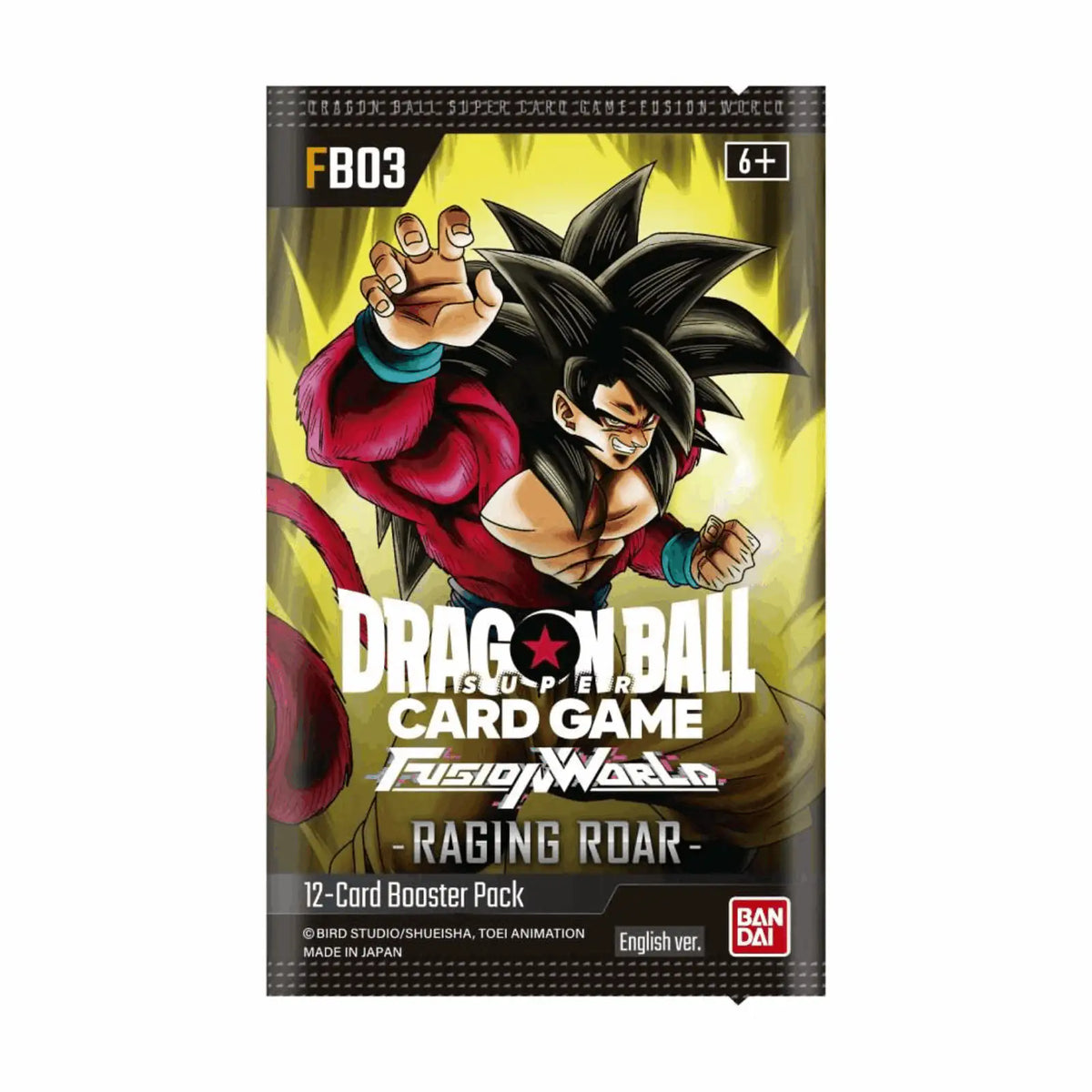 Dragon Ball Super Card Game - Raging Roar Fusion World - FB03 Booster Display - EN