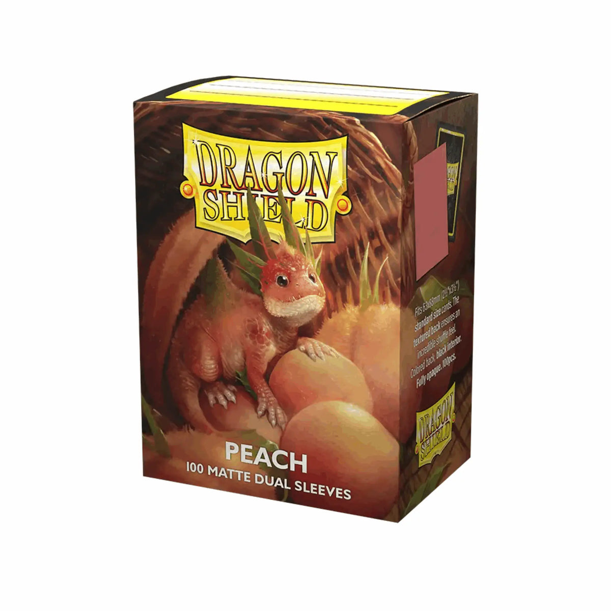 Dragon Shield Dual Sleeves - Matte Standard Peach | 100stk