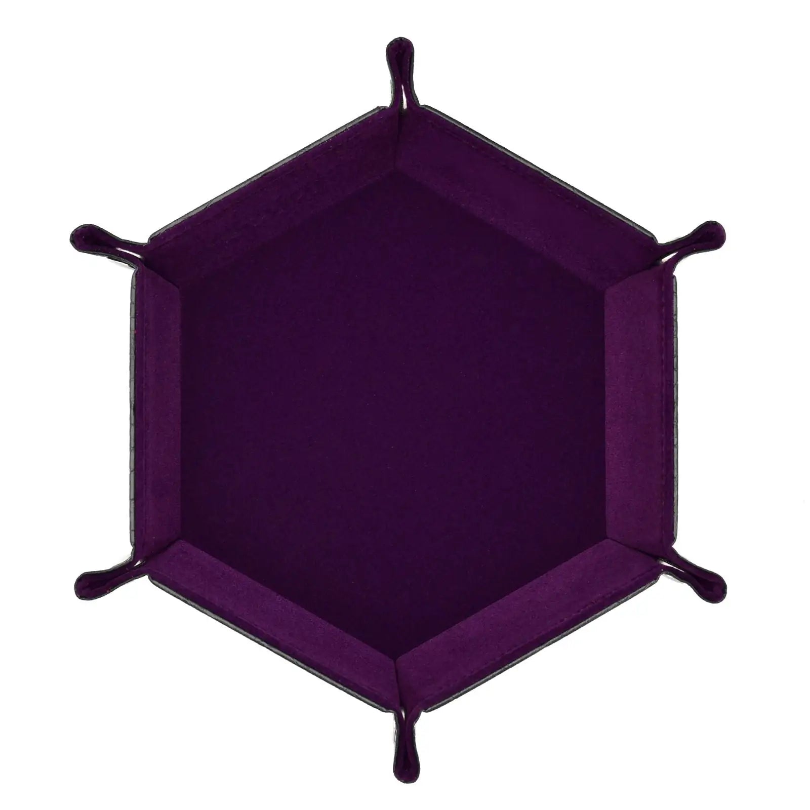 Glassstaff - Hexagonal Foldable Rolling Tray - Dragon Skin Lila