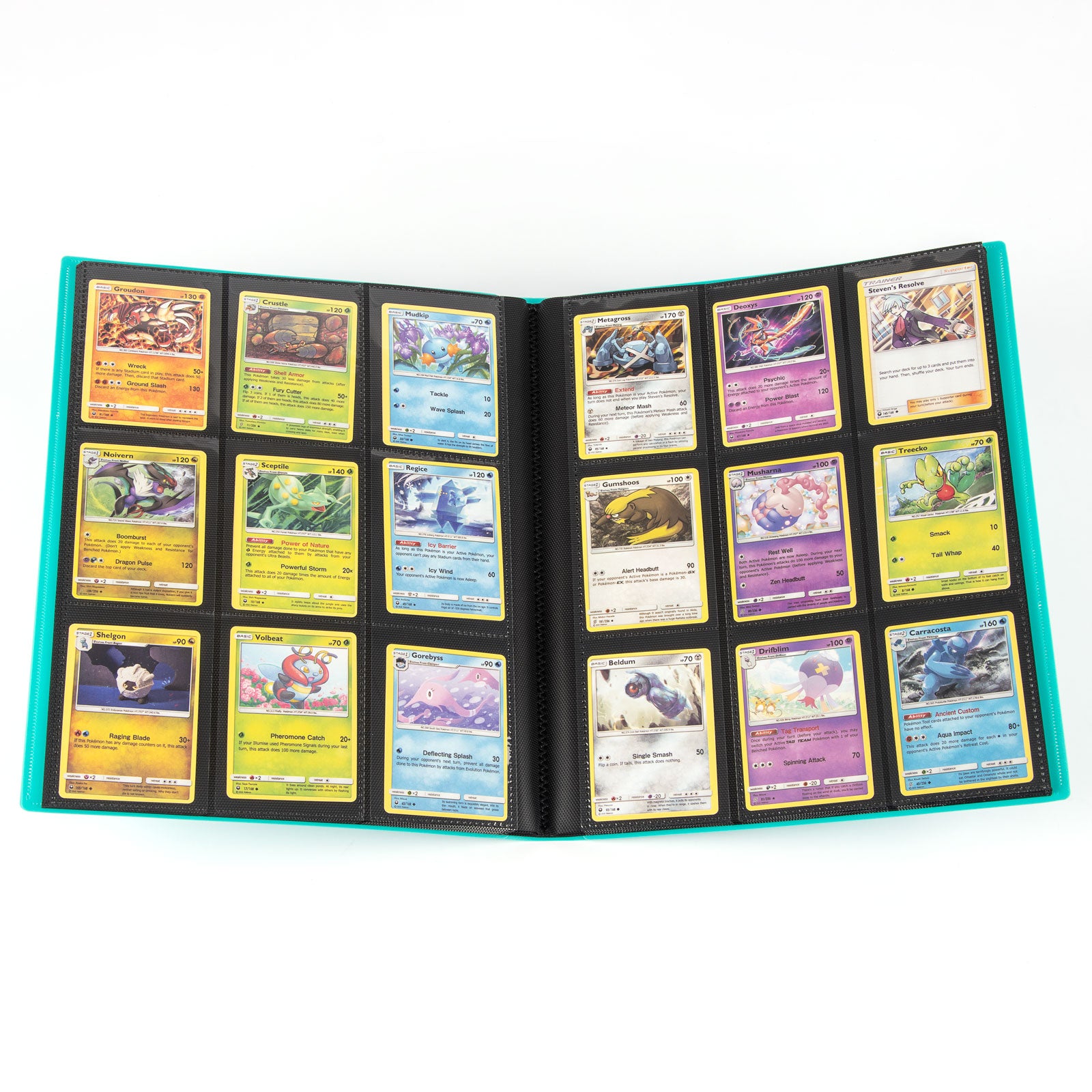 cardcosmos - Classeur basic 9 pochettes avec sangle - Menthe