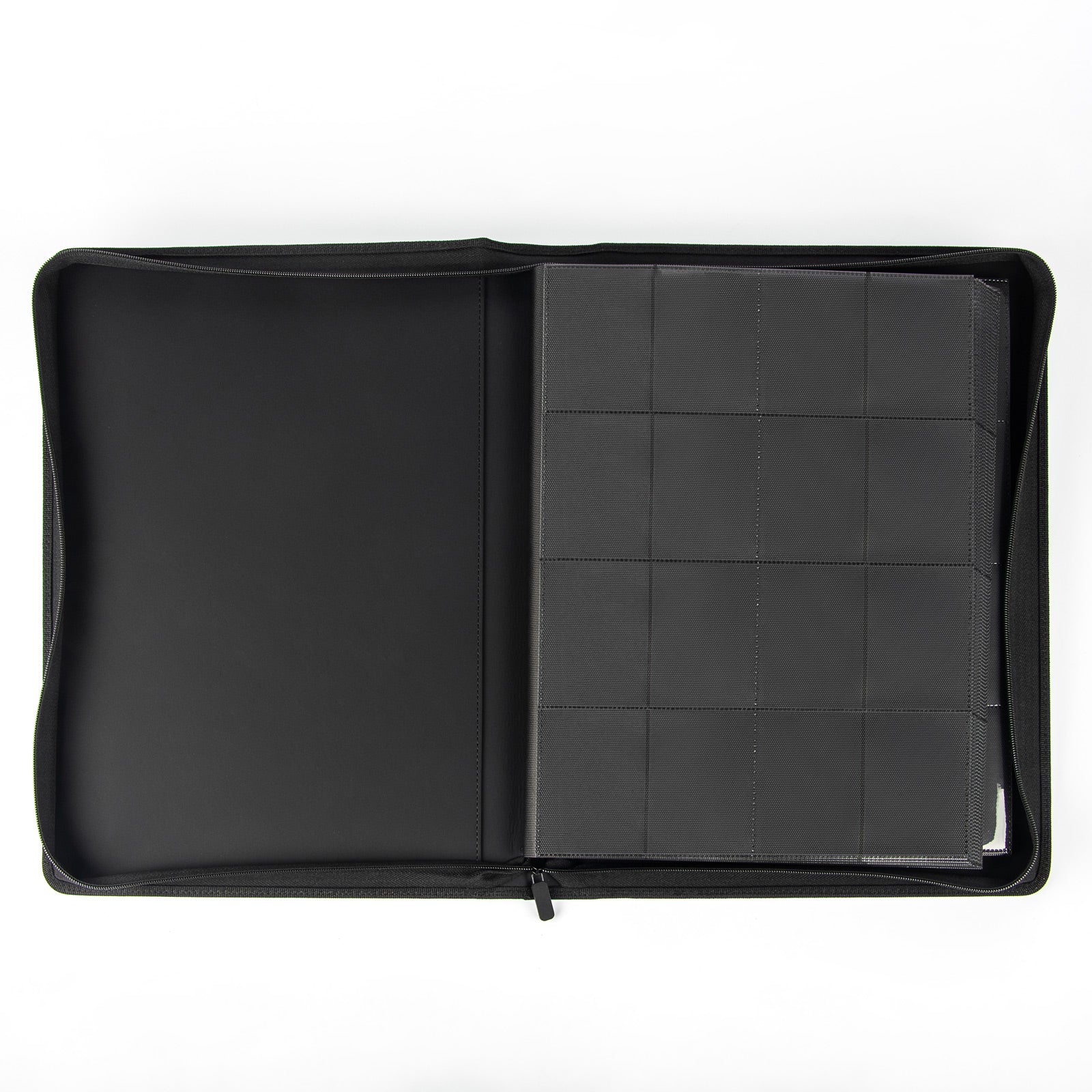 cardcosmos - Classeur premium en cuir XXL 16 pochettes zippé - Rose