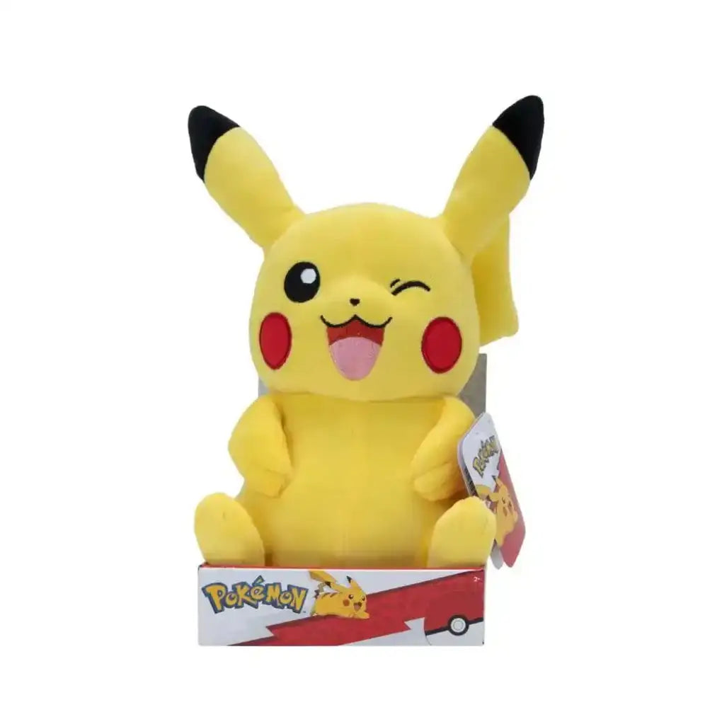 Pokémon – Pikachu Winking Plüsch 30 cm (Jazwares)