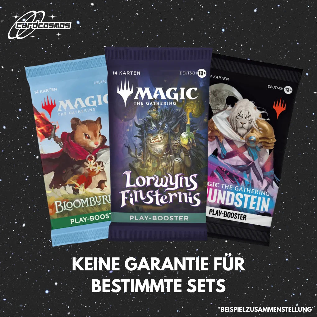 Magic: The Gathering Mystery Play Booster Set Allemand – 3 Booster différents aléatoires