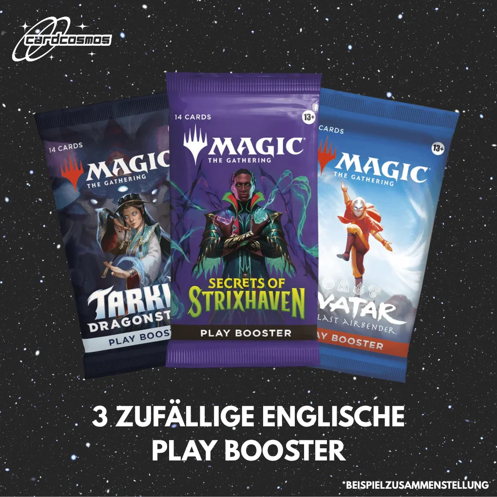 Magic: The Gathering Set Mystère de boosters de jeu Anglais – 3 boosters aléatoires différents