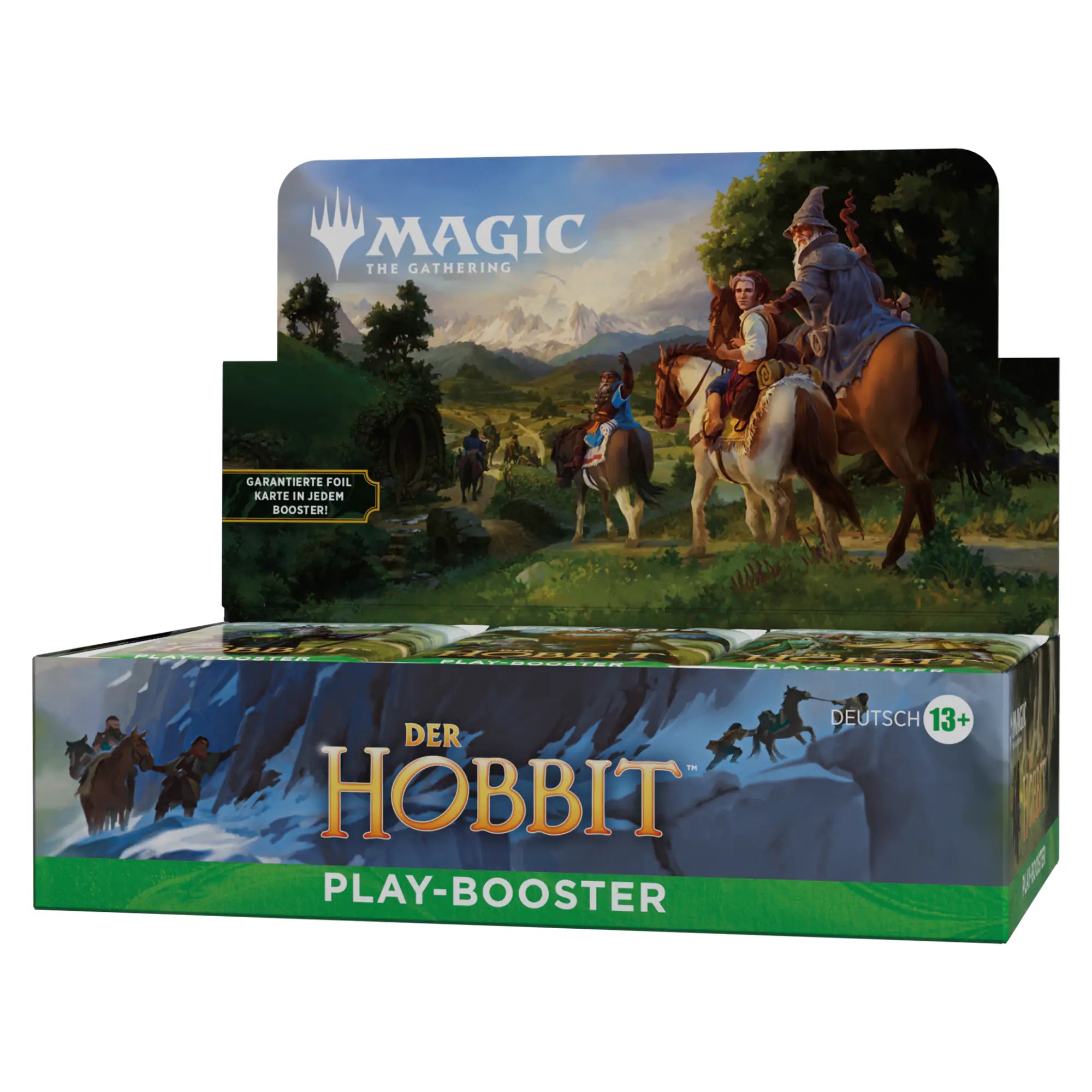 MTG The Hobbit Boîte de boosters de jeu Allemand + Classeur zippé Forêt Bundle