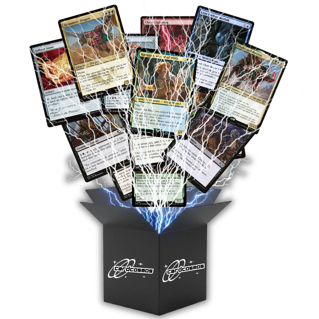 Magic: The Gathering Karten Set Englisch – 200 Karten inkl. 16 Rares & 4 Foil + 100 Kartenhüllen