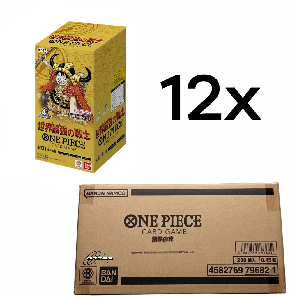 One Piece Card Game - OP17 Booster Display The World’s Strongest Warriors - JPN