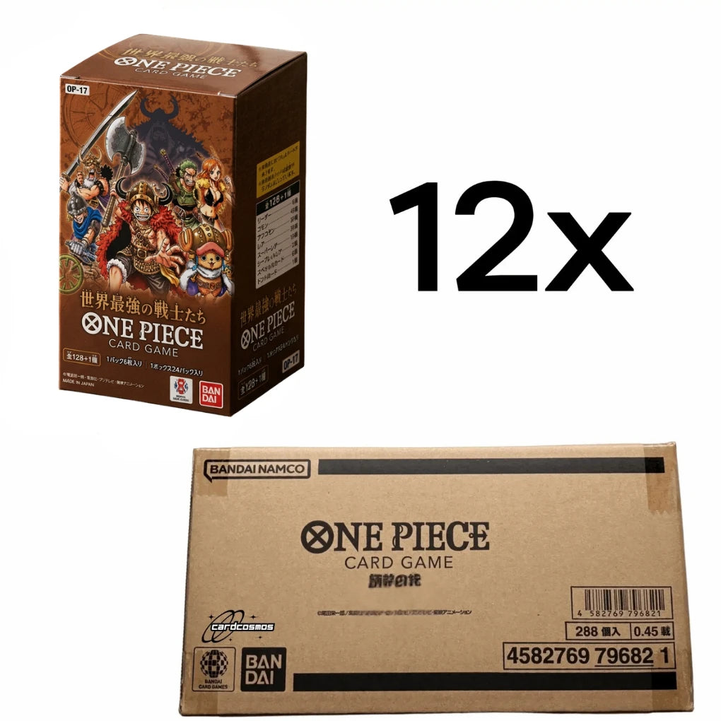One Piece Card Game - Boîte de boosters OP17 The World’s Strongest Warriors - Japonais