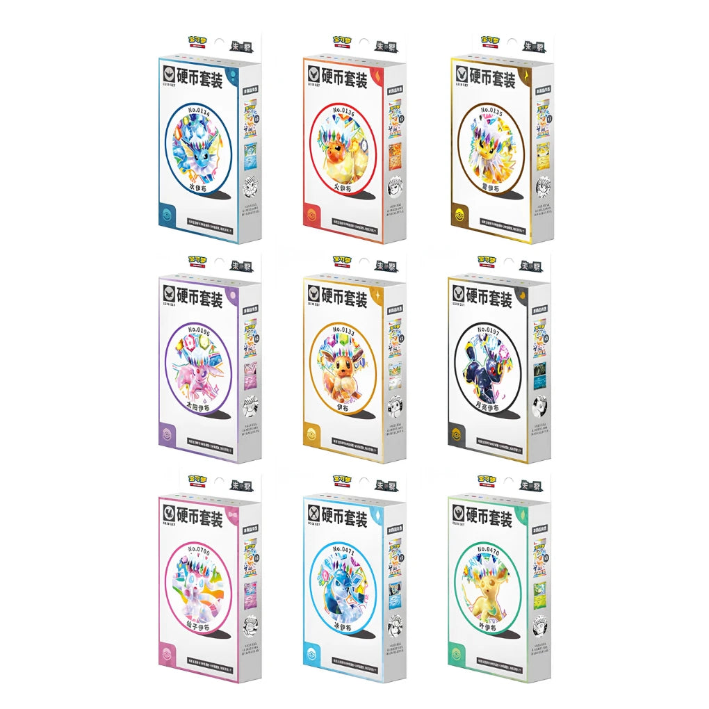 Pokémon - Terastal Gathering Coin Set - CHN (Zufälliges Design)