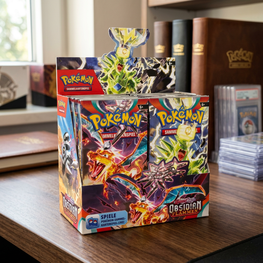 Pokémon - Karmesin & Purpur Obsidianflammen Booster Display - DE