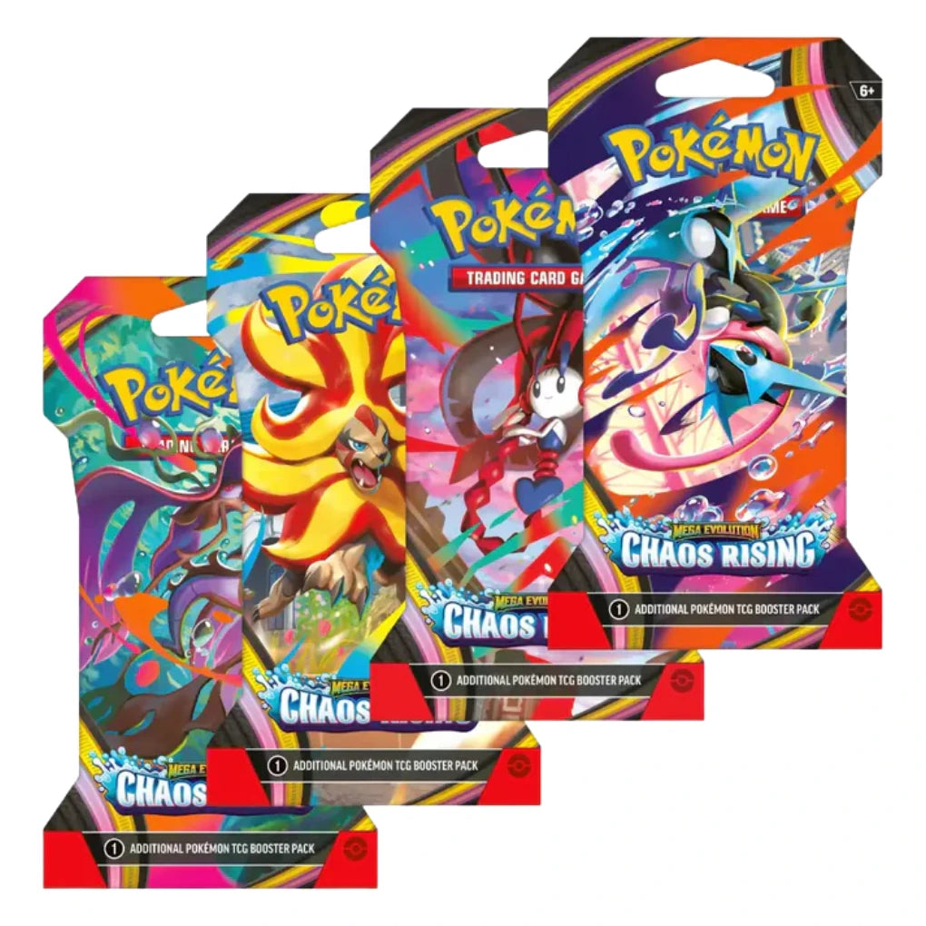 Pokémon - Mega Evolution: Chaos Rising 1x Sleeved Booster - English