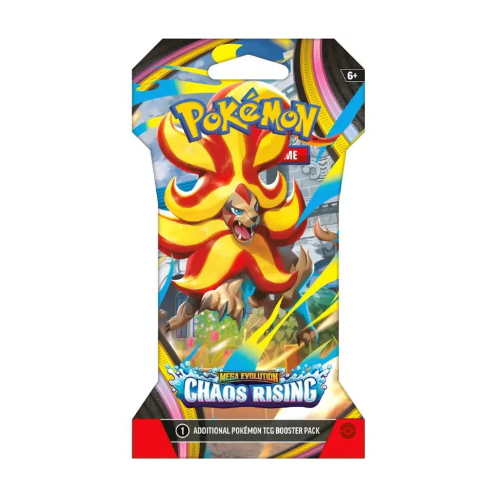 Pokémon - Mega Evolution: Chaos Rising 1x Sleeved Booster - English