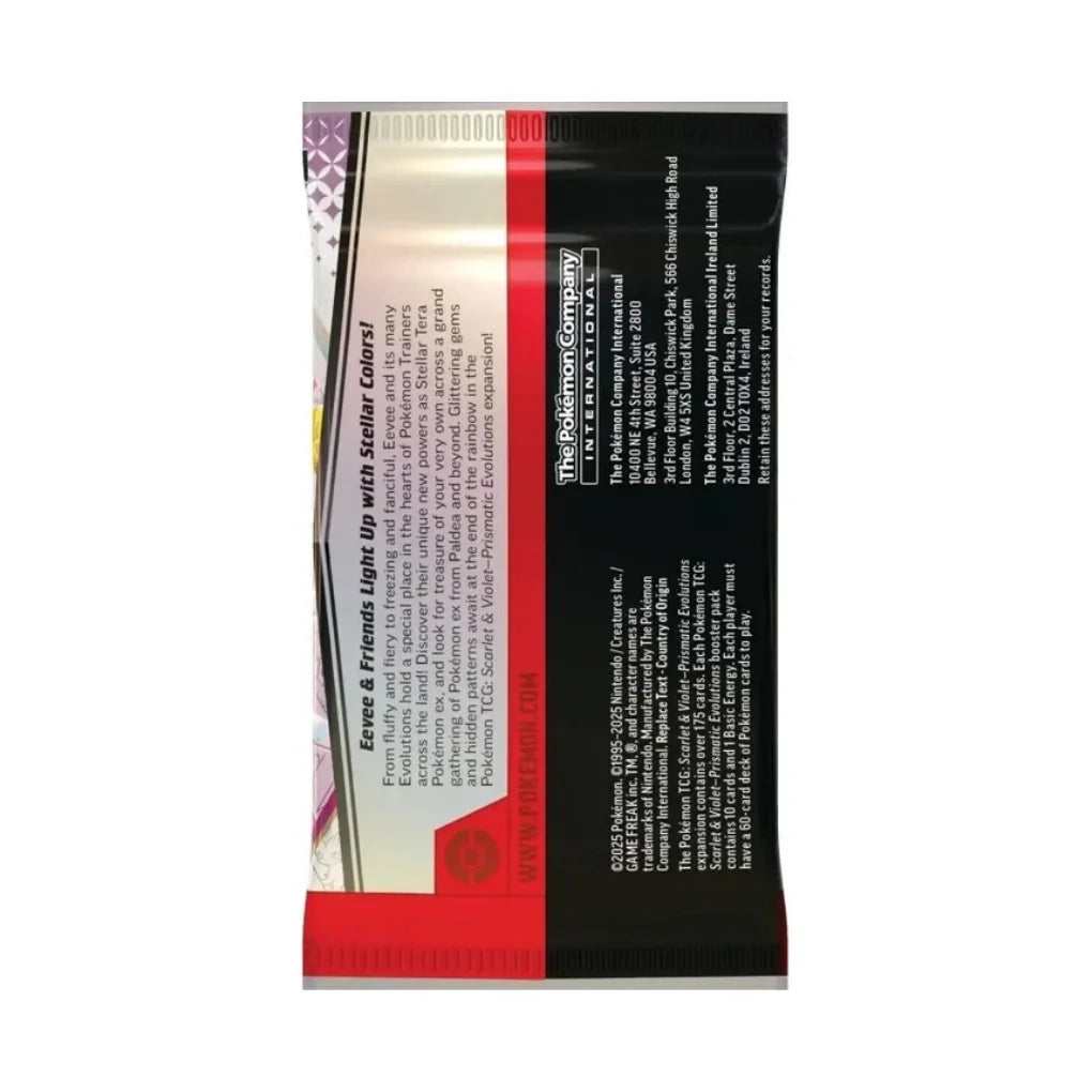 Pokémon Scarlet & Violet Prismatic Evolutions Booster - EN