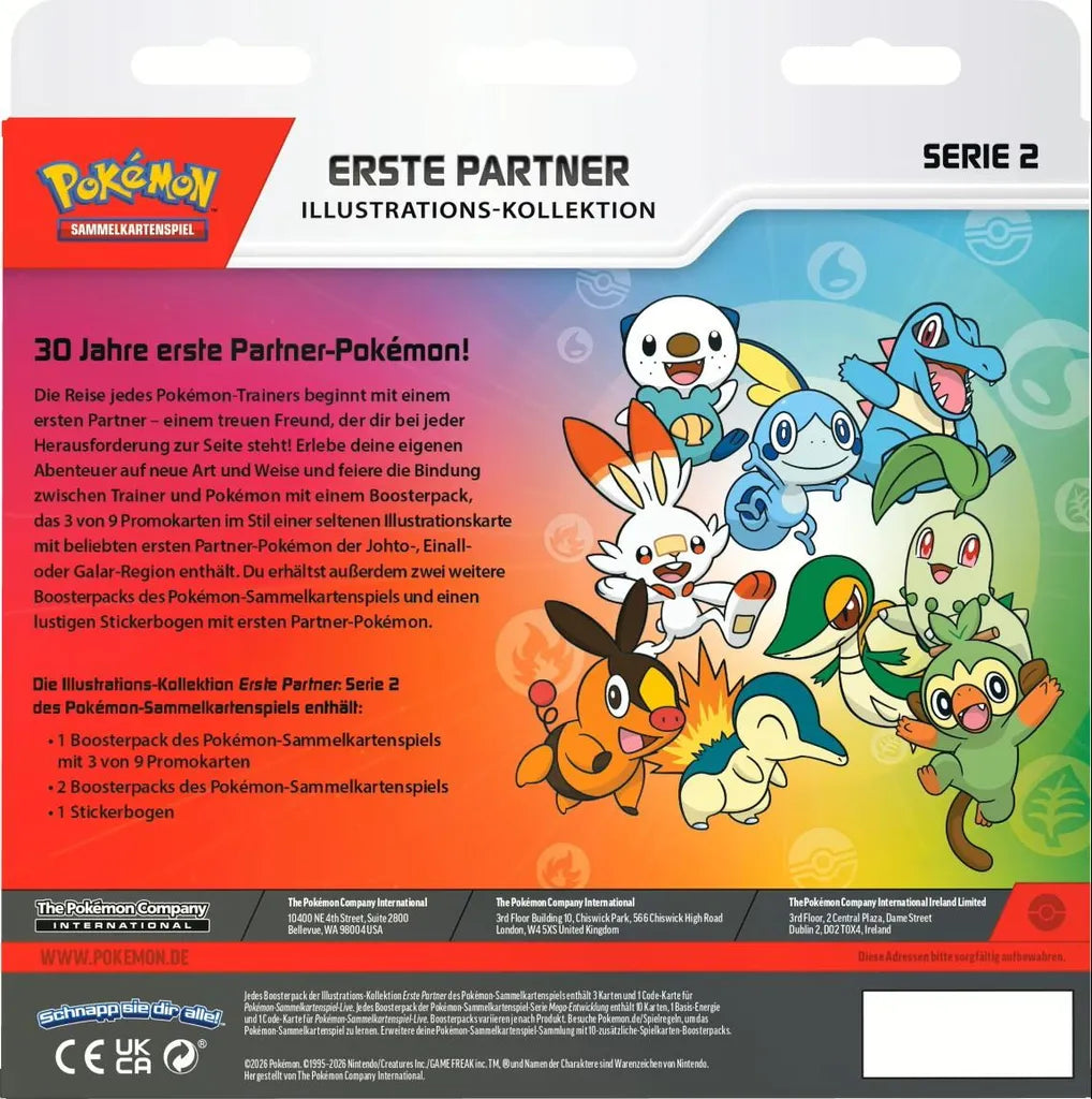 Pokémon - Erste Partner Illustration Kollektion Box Serie 2 - DE