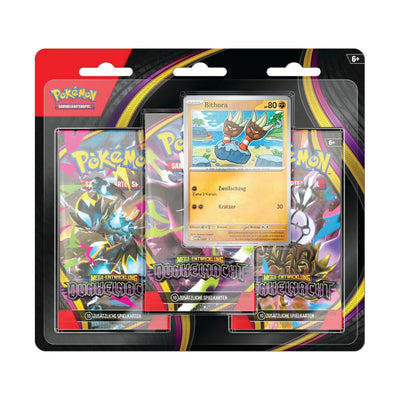 Pokémon - Méga Évolution : Dunkelnacht Blister 3-pack - Allemand