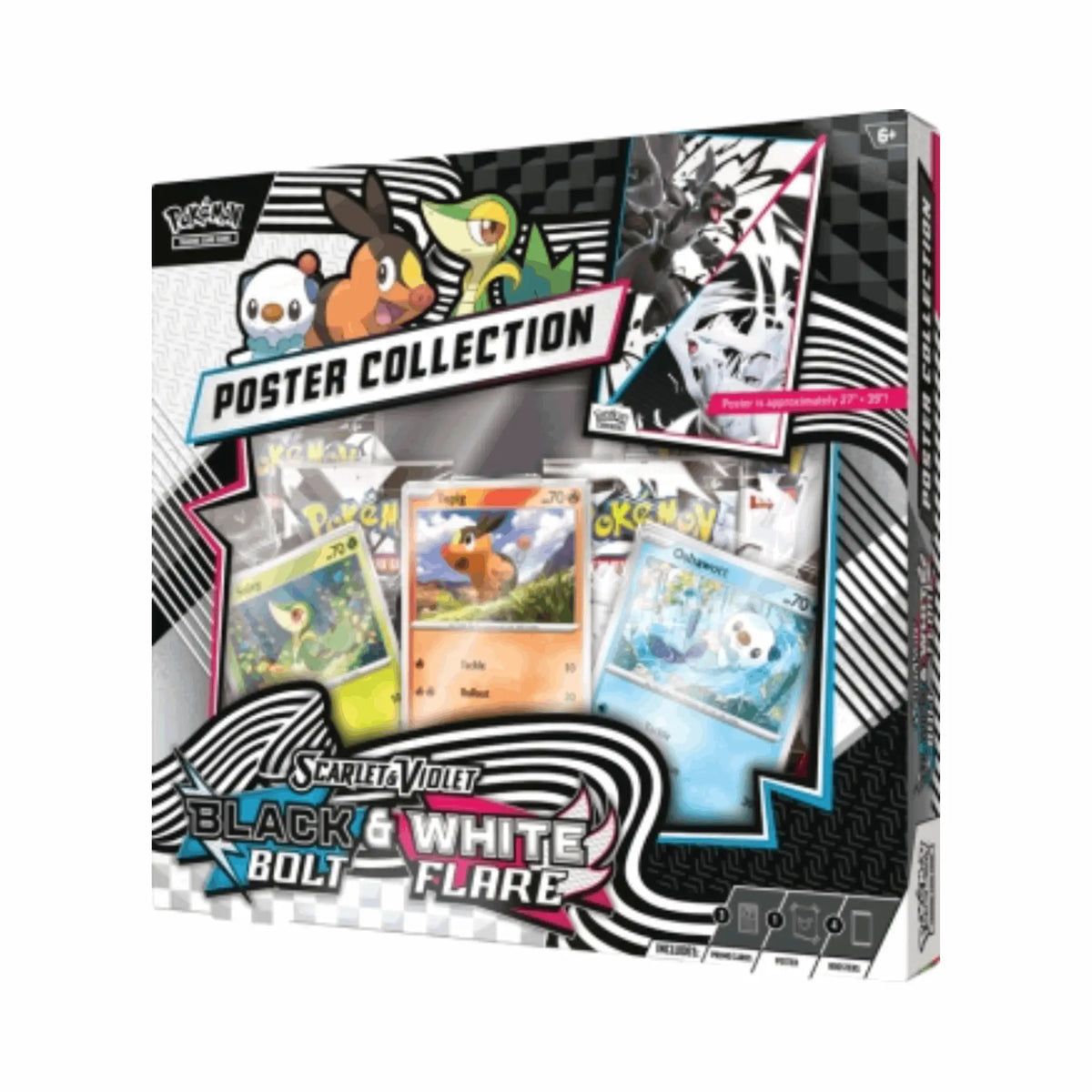 Pokémon - Scarlet & Violet: Black Bolt & White Flare Unova Poster Collection - EN