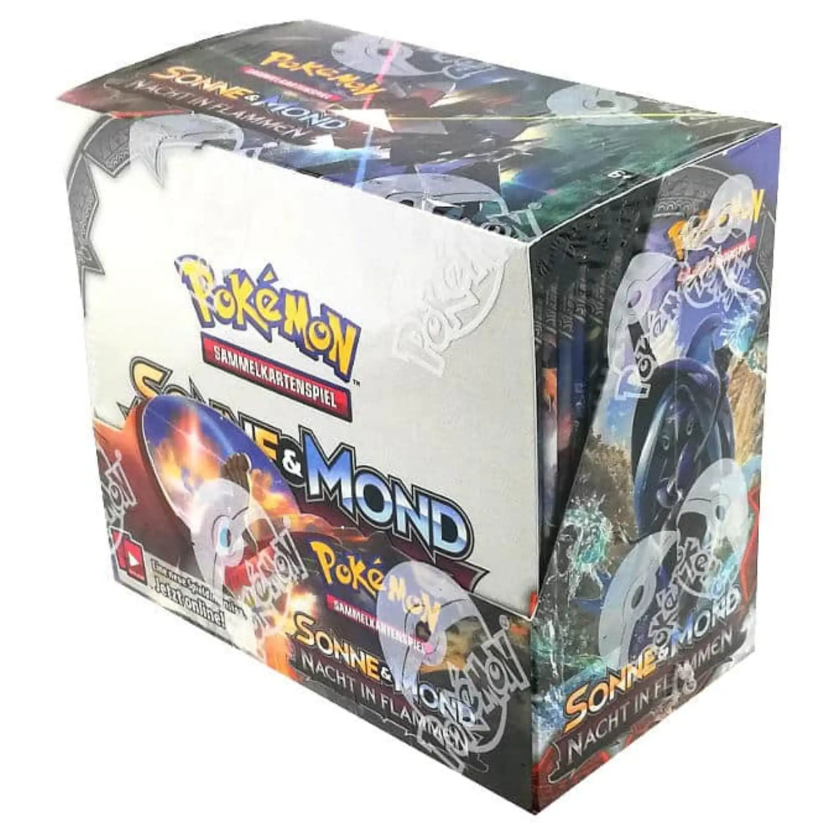 Pokémon - Sonne & Mond: Nacht in Flammen Booster Display - DE