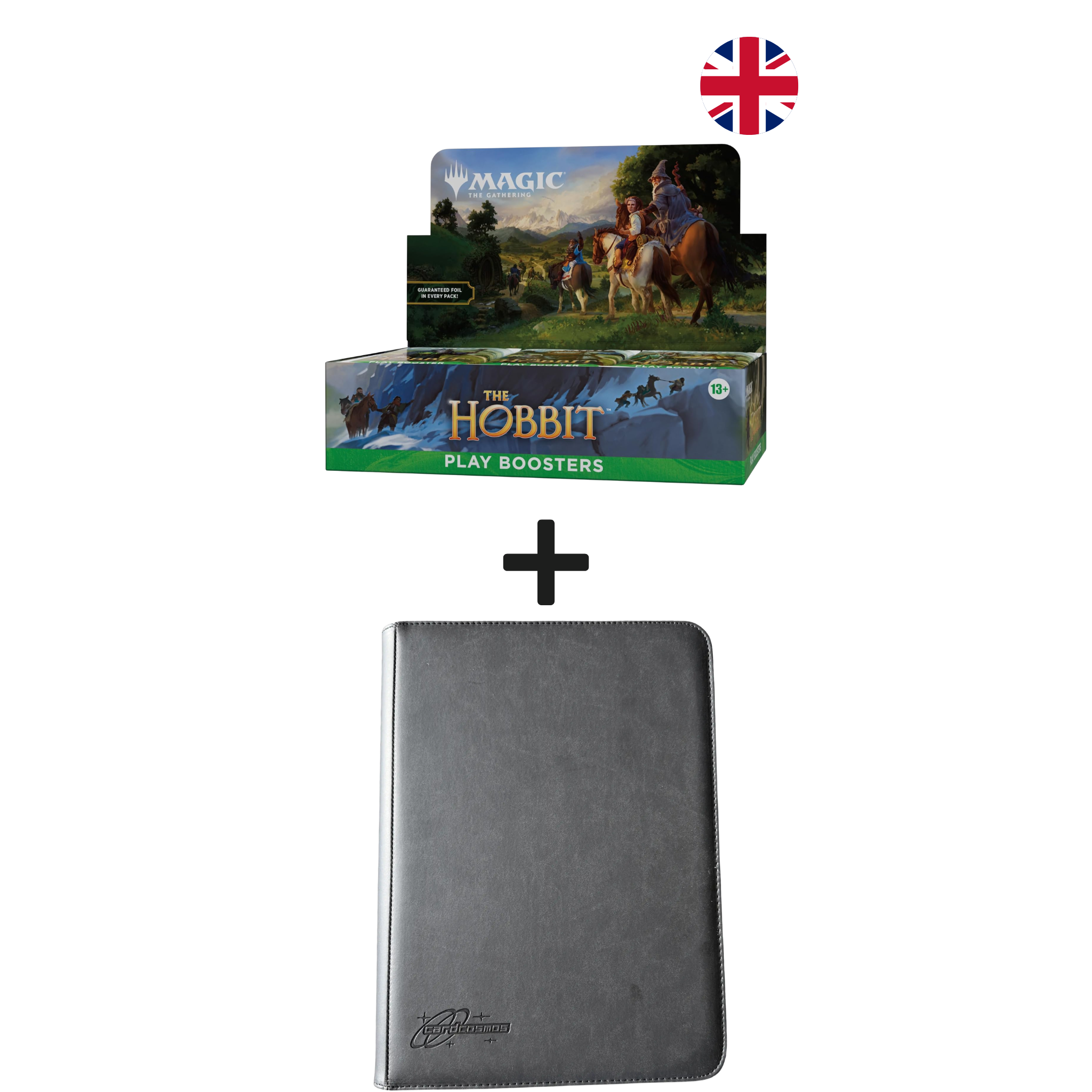 MTG The Hobbit Boîte de boosters de jeu Anglais + Classeur premium Schwarz Bundle