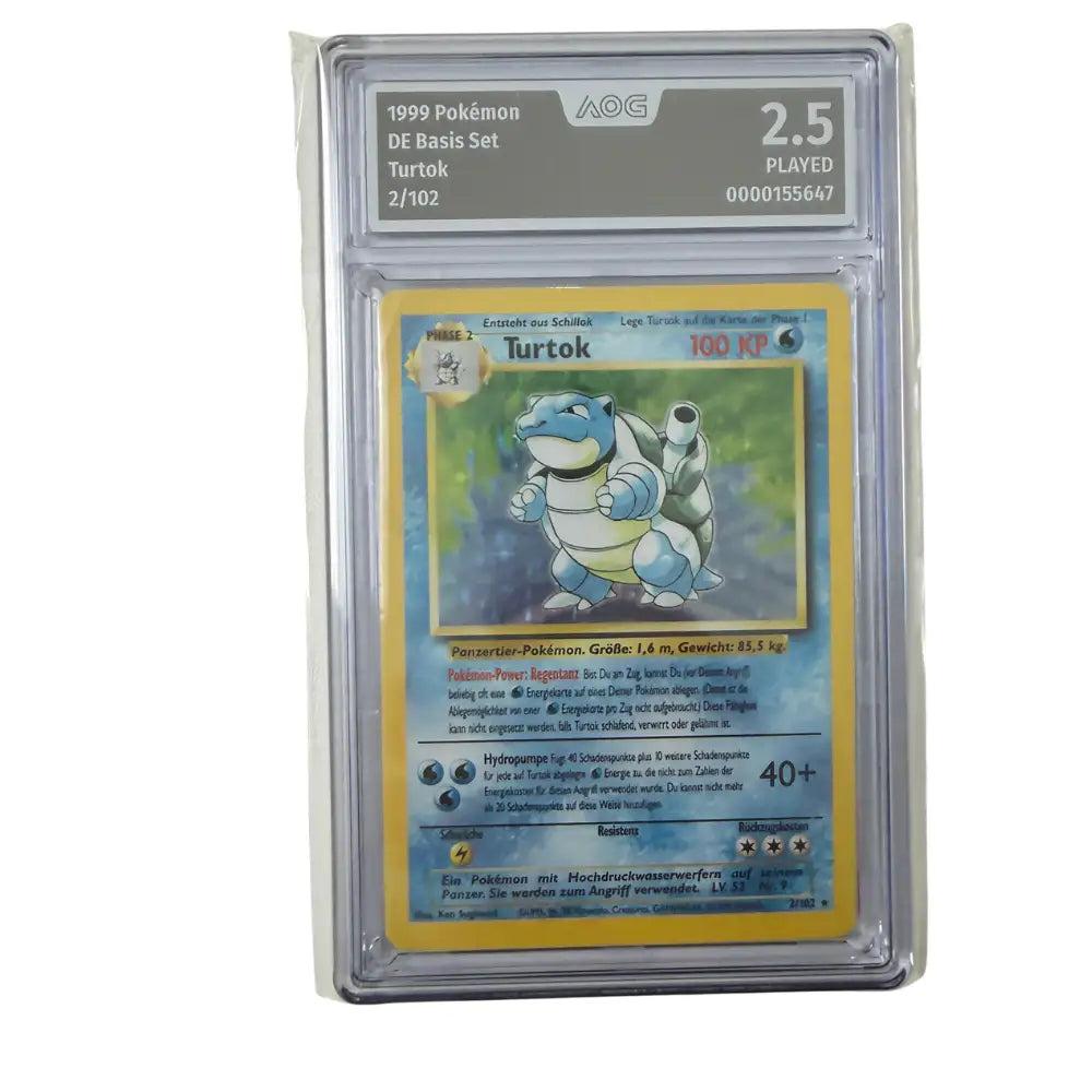 Pokémon - Turtok #2/102 (Basis Set Holo) – AOG 2.5 Played