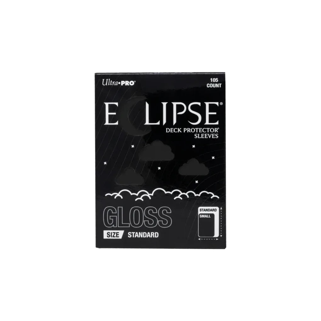 Ultra Pro - Eclipse Gloss Kartenhüllen Tiefschwarz | 105 Stück