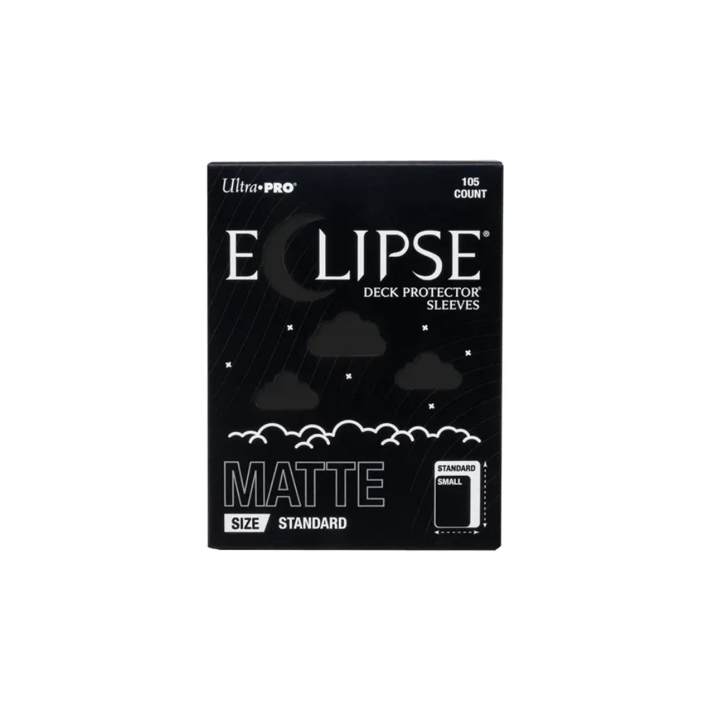 Ultra Pro - Eclipse Matte Kartenhüllen Tiefschwarz | 105 Stück