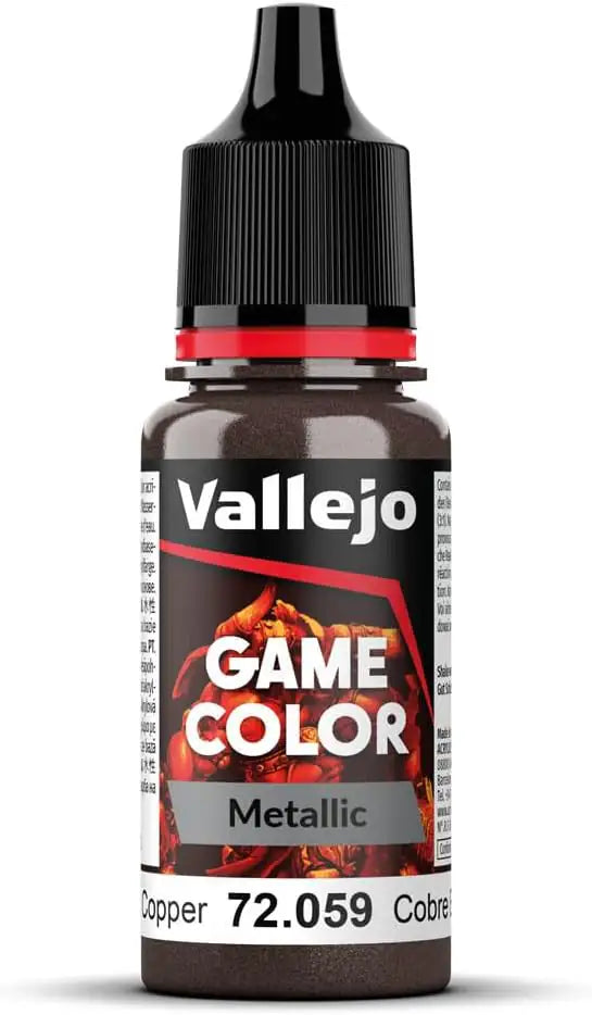 Vallejo Game Color Metallic Hammered Copper 18ml