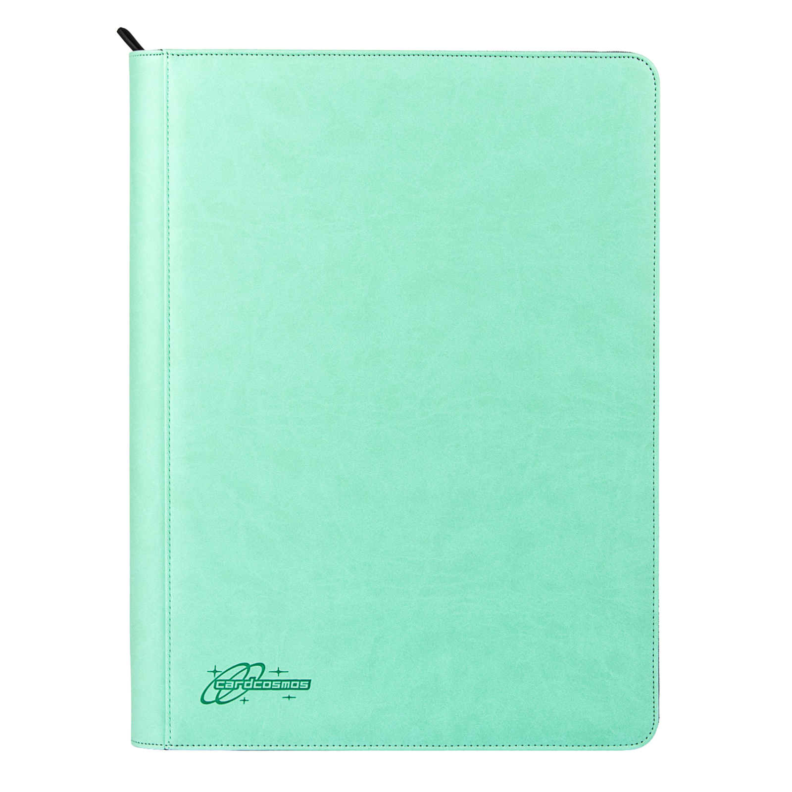 cardcosmos - 16 Pocket Zip Premium XXL Leather Binder - Mint