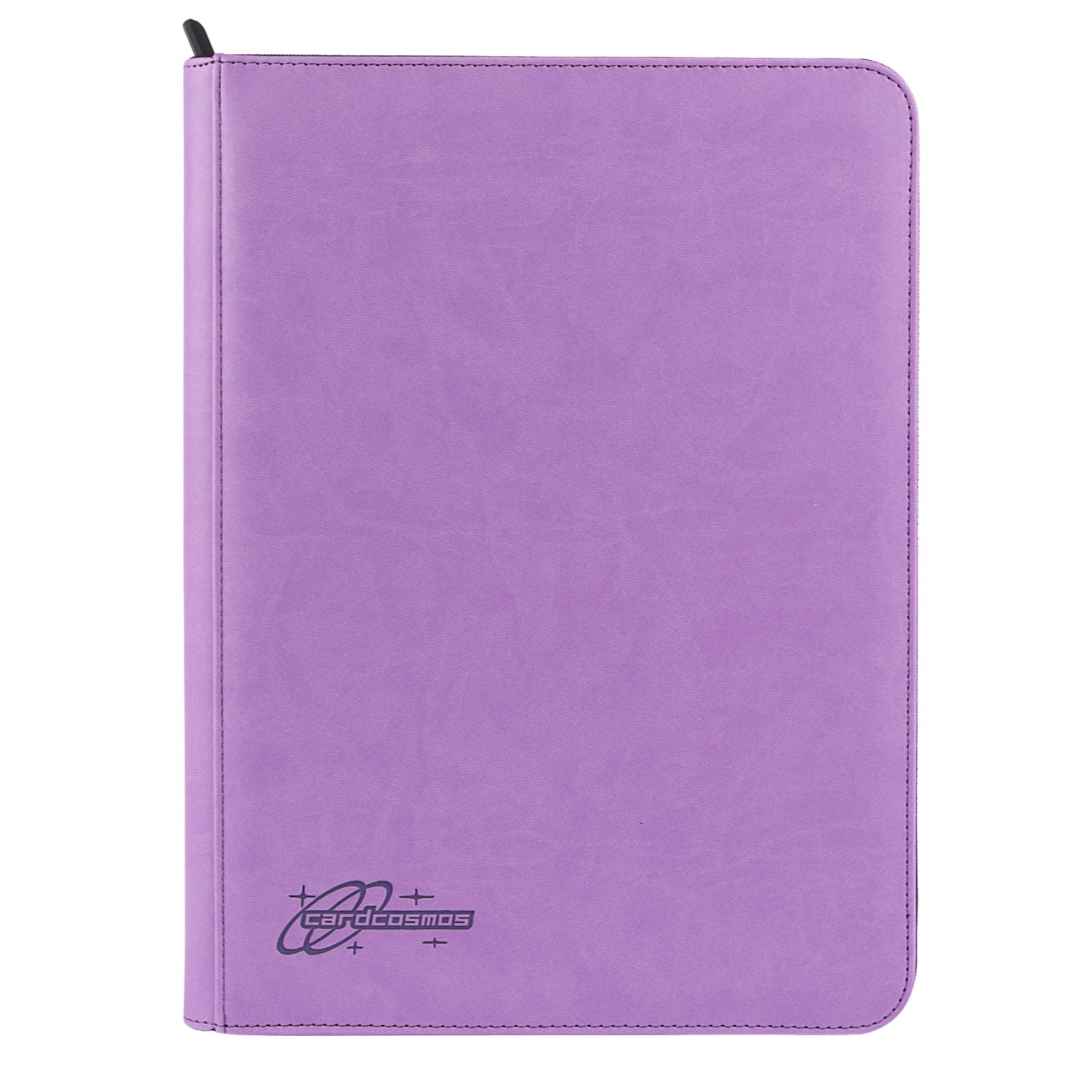 cardcosmos - 9 Pocket Zip Premium Leather Binder - Lila