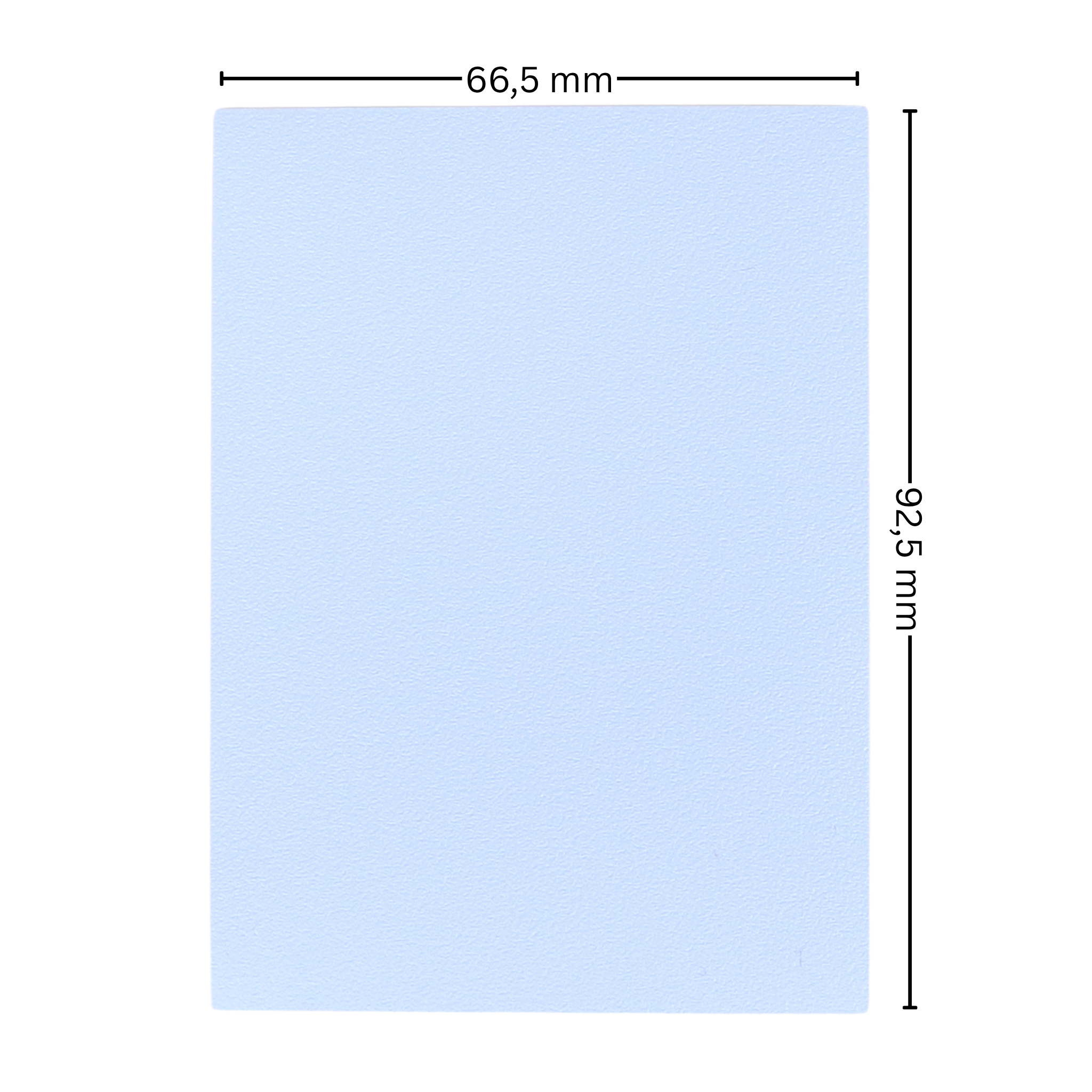 cardcosmos - Protège cartes mats premium bleu clair | 100stk