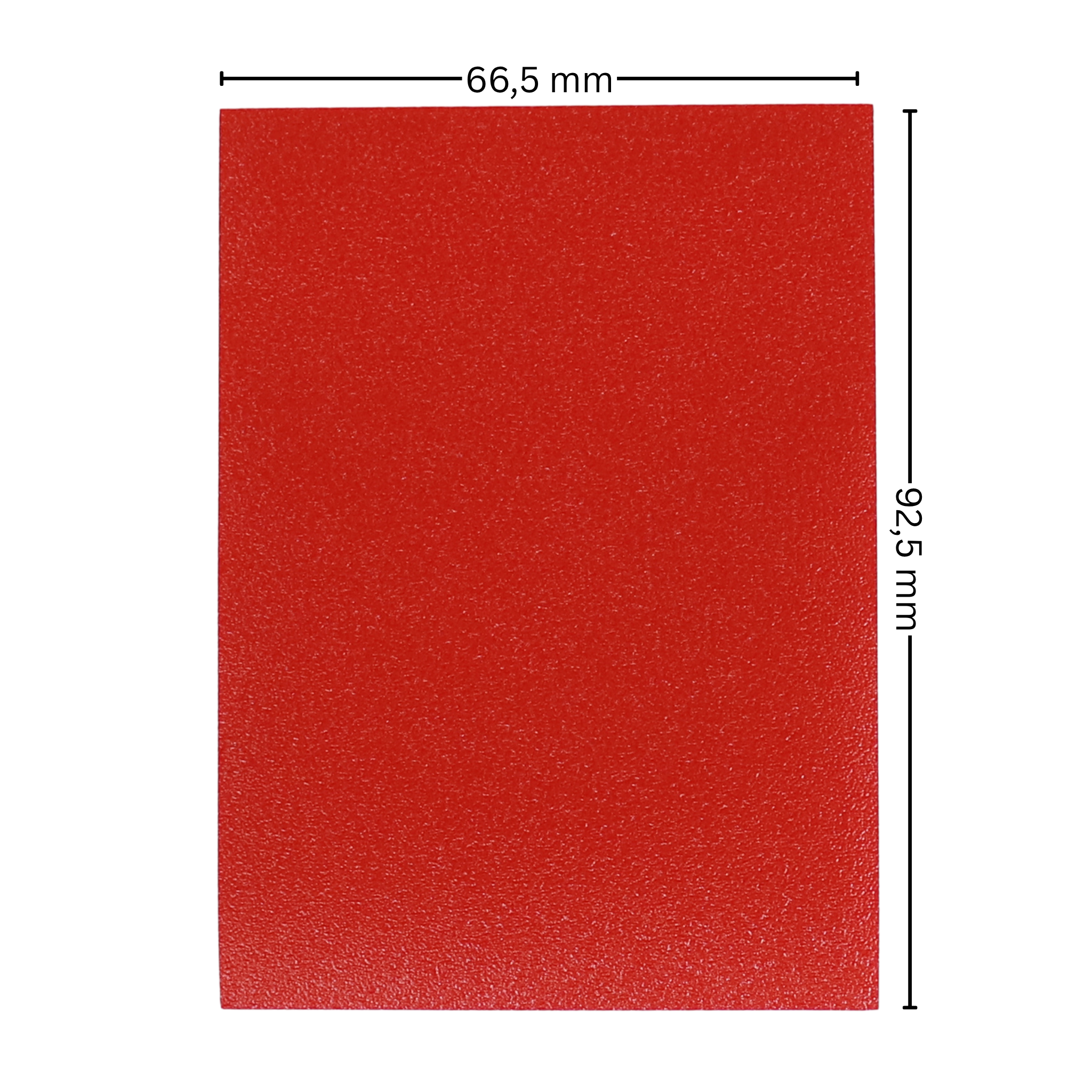 cardcosmos - Protège cartes mats premium rouge | 100stk