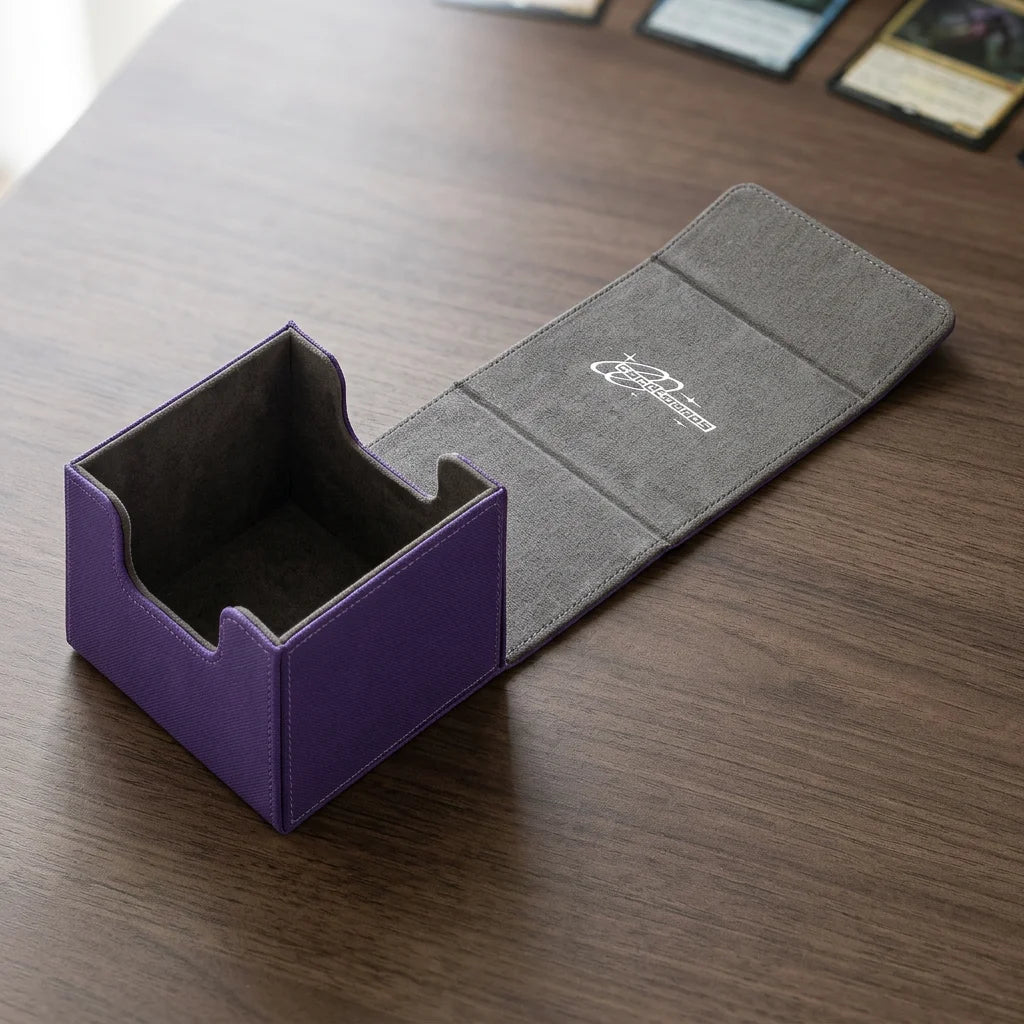 cardcosmos - Boîte de deck premium Toploader 60+ - Violet