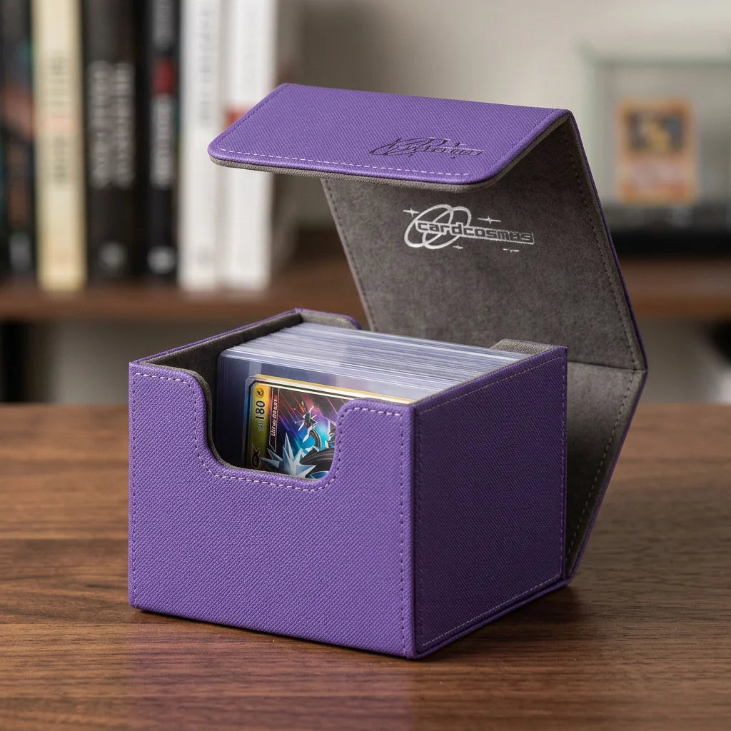 cardcosmos - Boîte de deck premium Toploader 60+ - Violet