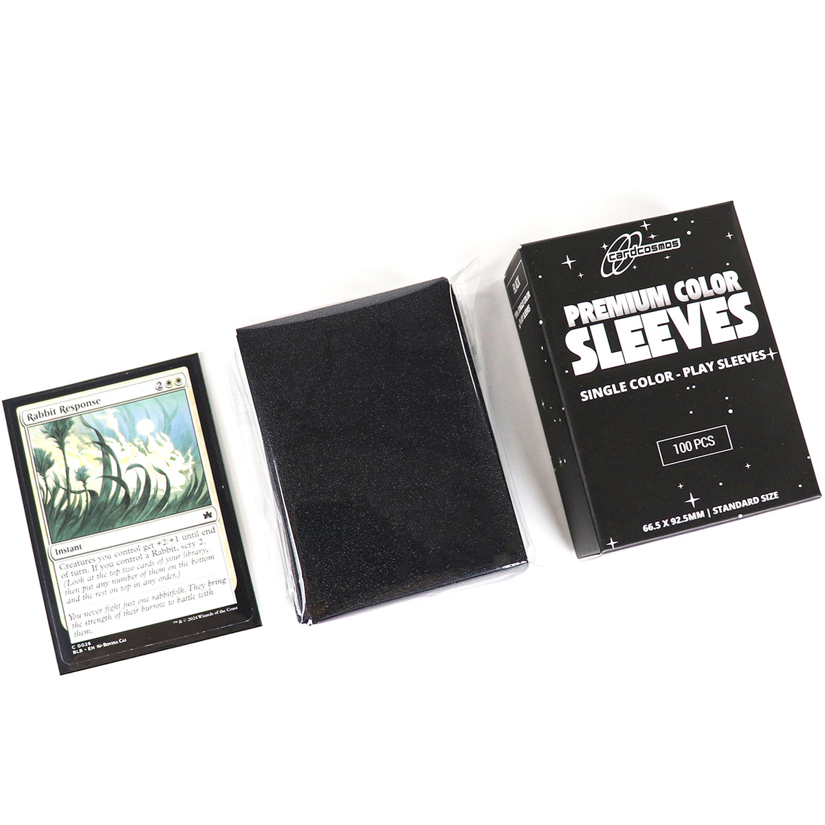 cardcosmos - Premium Matte Sleeves Black | 100stk