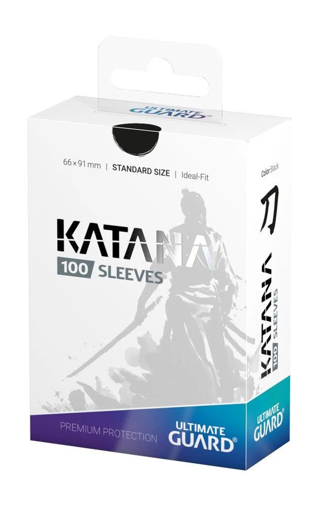 Ultimate Guard Katana Sleeves Standard Size Schwarz - 100 Stück